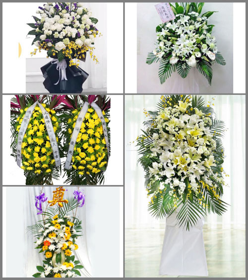 河南周口西华县迟营乡白事花篮预定